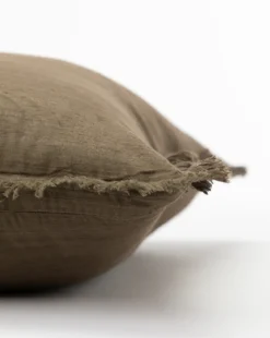 Abbey Silk Fringe Pillow Cover