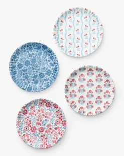 Americana Melamine Dinner Plates (Set of 4)