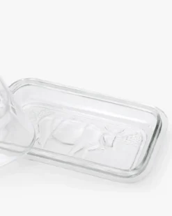 Andrew Glass Butter Dish