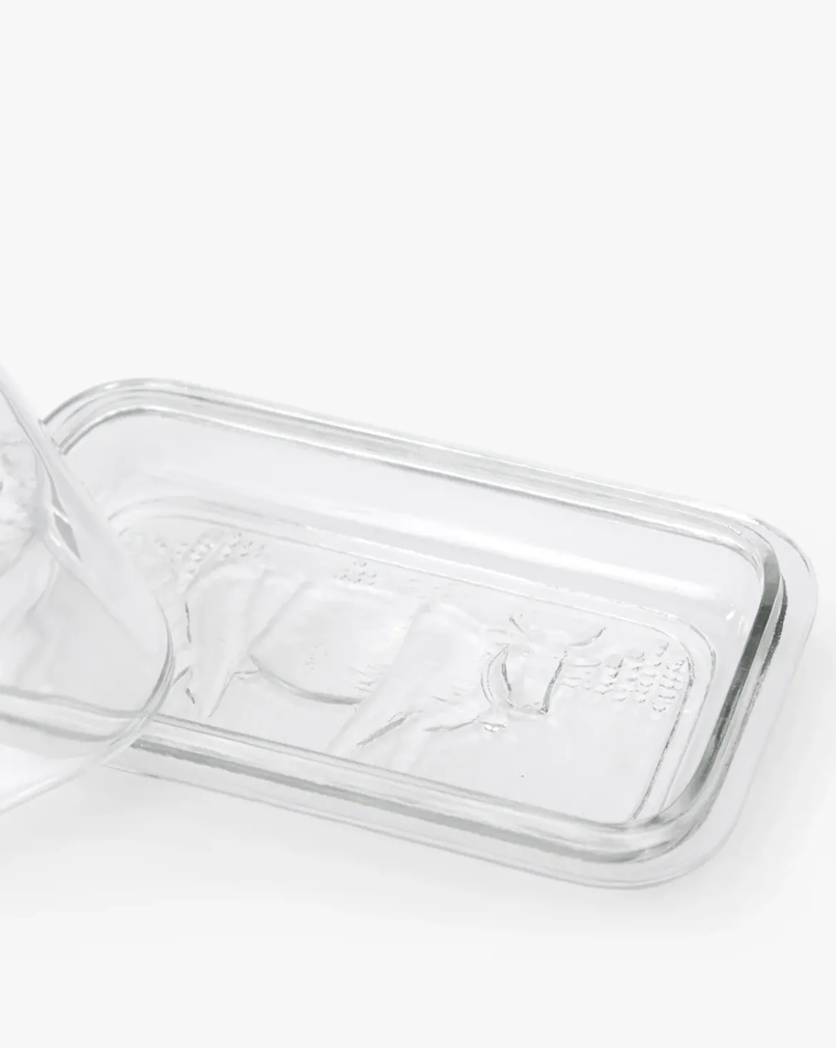 Andrew Glass Butter Dish