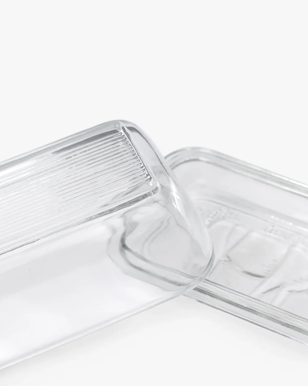 Andrew Glass Butter Dish