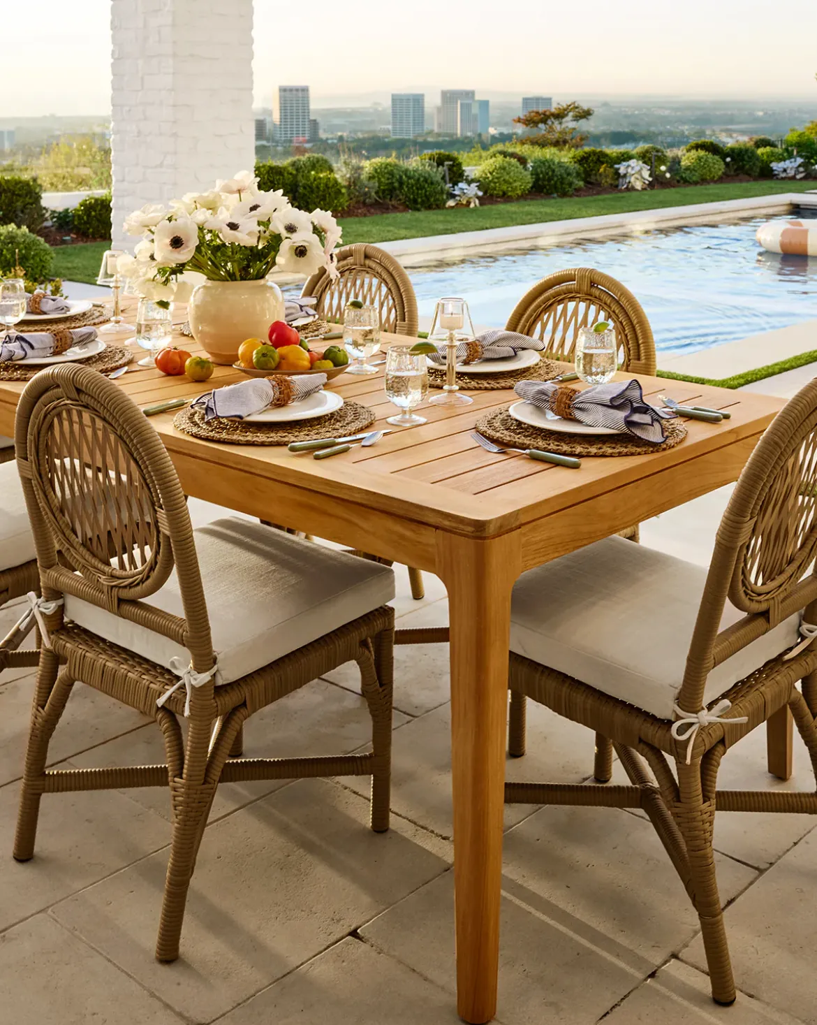 Andrey Teak Outdoor Dining Table