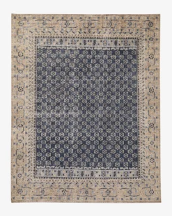 Anya Indigo Hand-Knotted Wool Rug