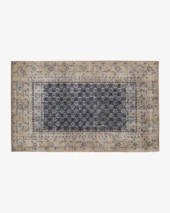 Anya Indigo Hand-Knotted Wool Rug