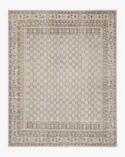 Anya Neutral Hand-Knotted Wool Rug