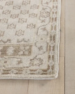 Anya Neutral Hand-Knotted Wool Rug