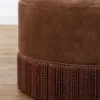 Astrid Fringe Ottoman
