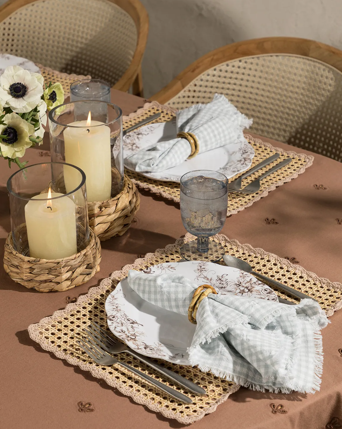 Avondale Melamine Dinner Plates (Set of 4)