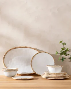 Bamboo Salad Plate(Set of 4)