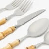 Bamboo Stainless Flatware (Set of 5)