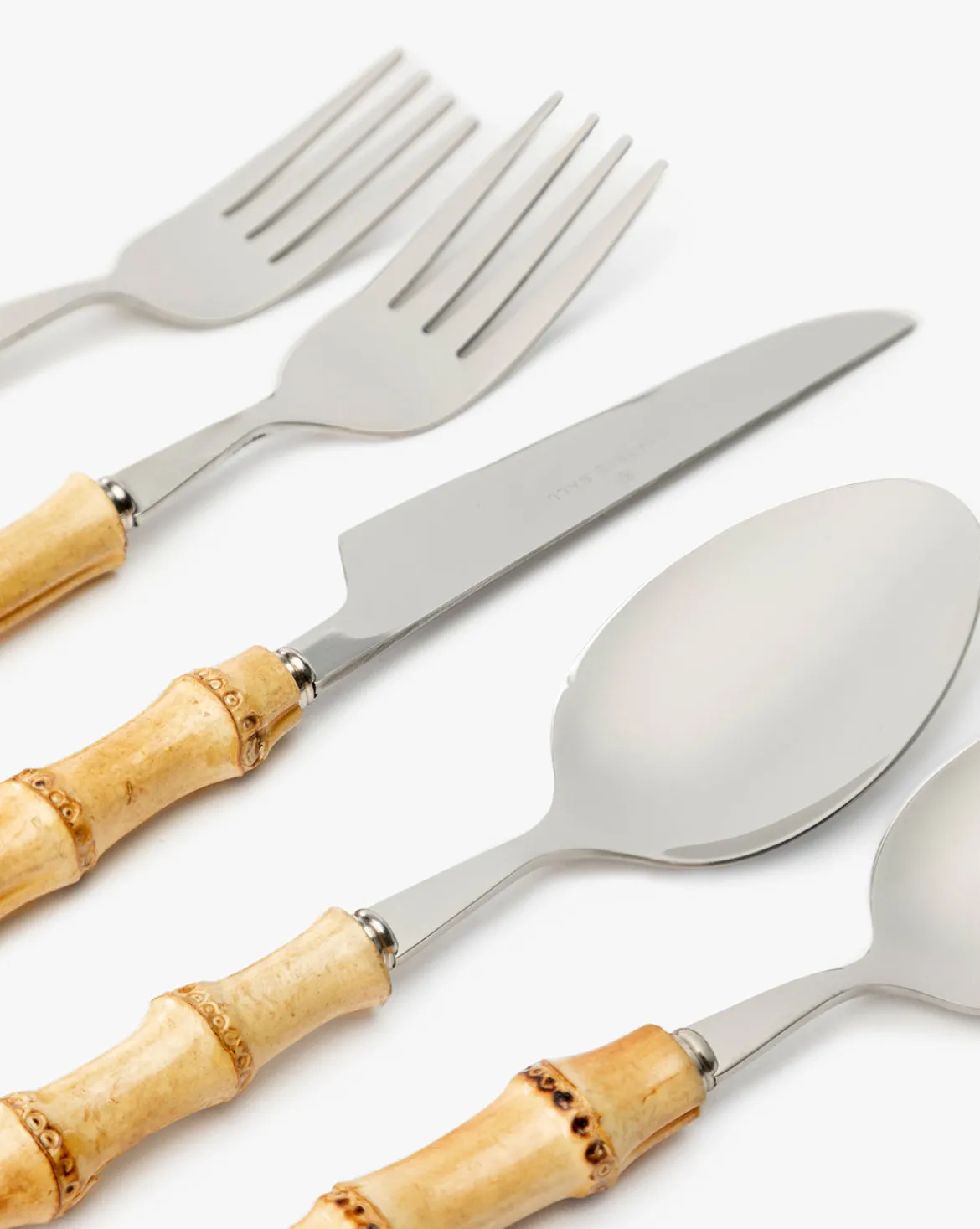 Bamboo Stainless Flatware (Set of 5)