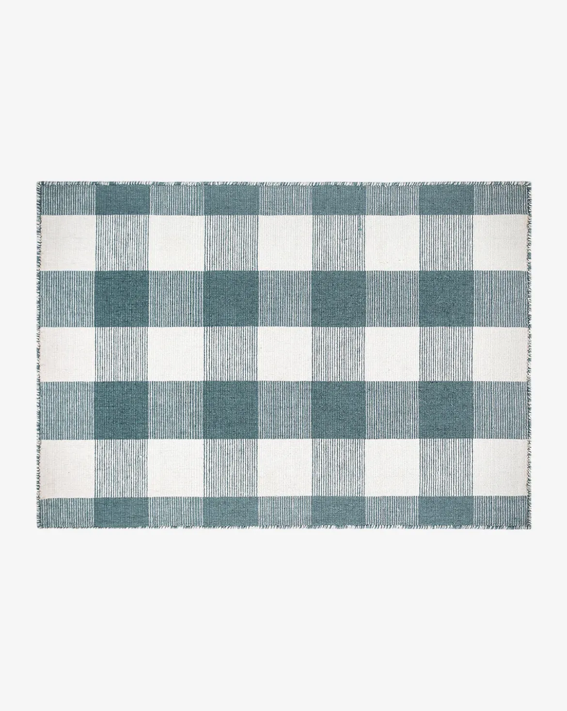 Belleville Blue Handwoven Indoor/Outdoor Rug