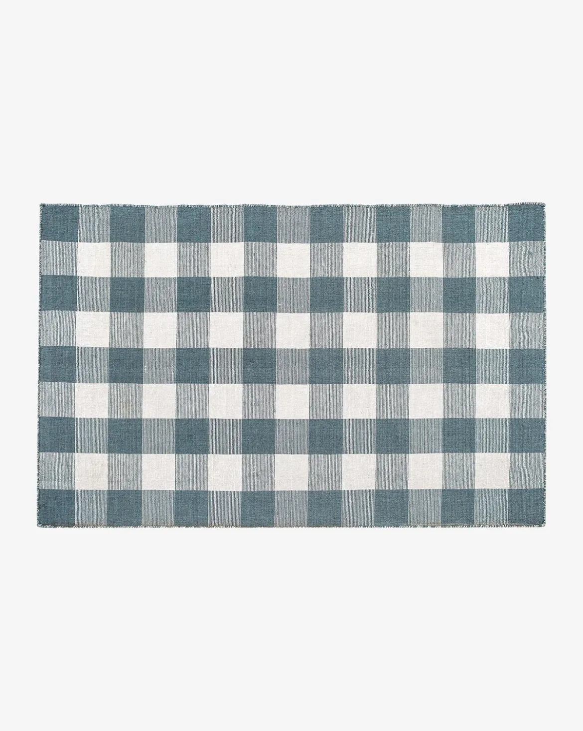 Belleville Blue Handwoven Indoor/Outdoor Rug