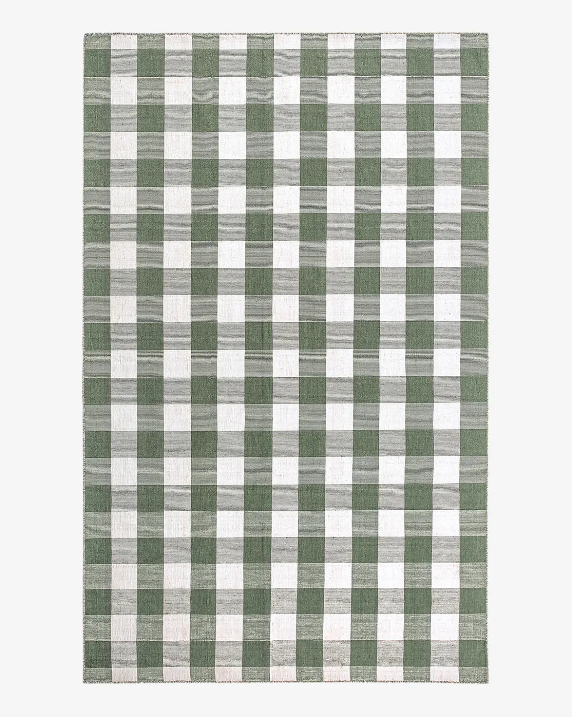 Belleville Green Handwoven Indoor/Outdoor Rug