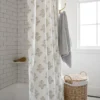 Block Print Shower Curtain