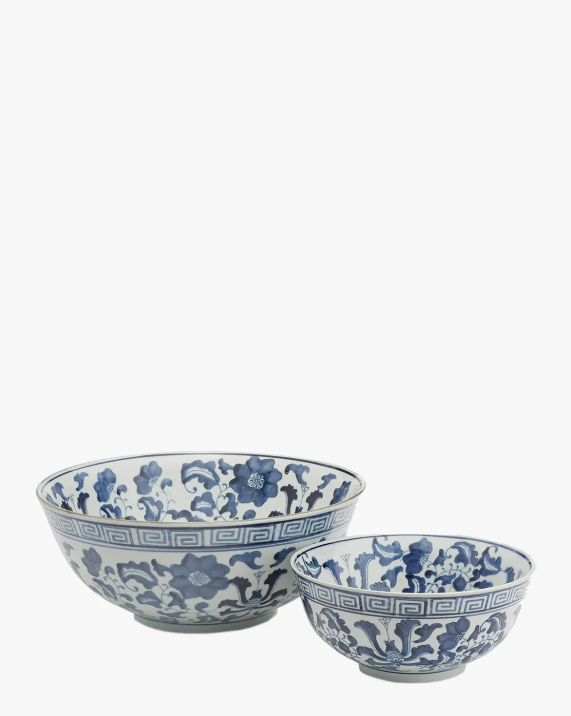 Blue & White Bowls (Set of 2)