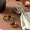 Botanical Brass Napkin Ring (Set of 4)