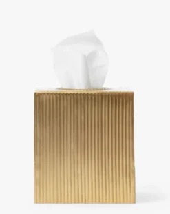 Calvert Brass Tissue Box Cover