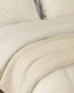 Carnel Waffle Blanket