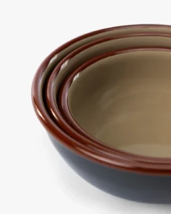 Charles Enamel Bowls (Set of 3)