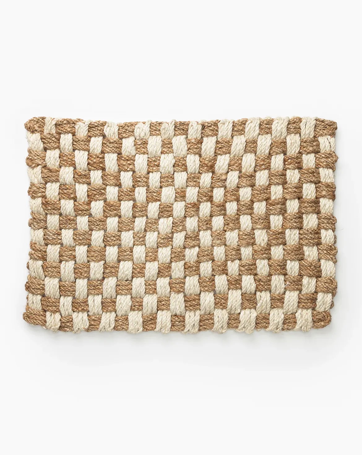 Checker Jute Doormat