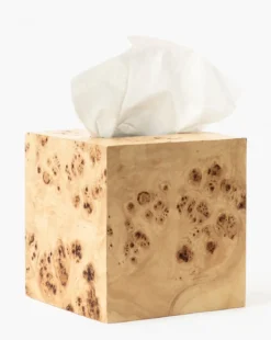 Chilton Burl Tissue Box Cover