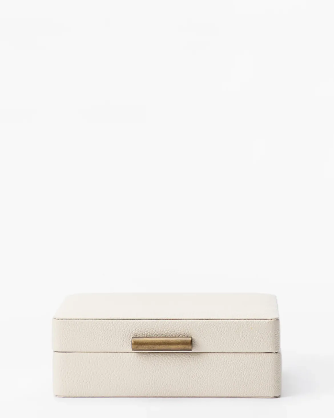Cream Shagreen Box
