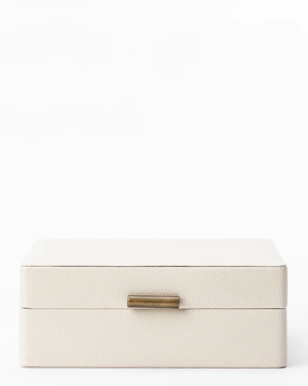 Cream Shagreen Box