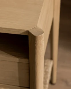 Dana White Oak Nightstand