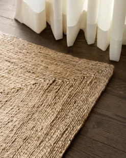 Diamond Braided Jute Rug