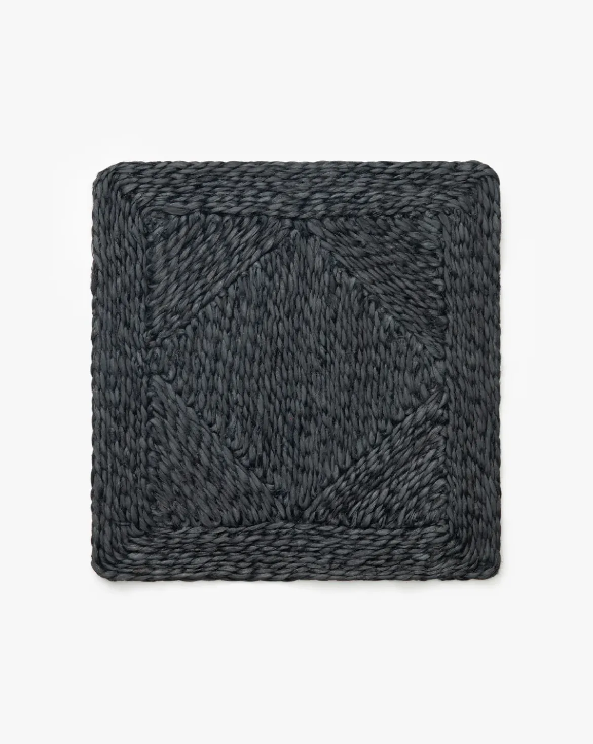 Diamond Braided Jute Rug Swatch