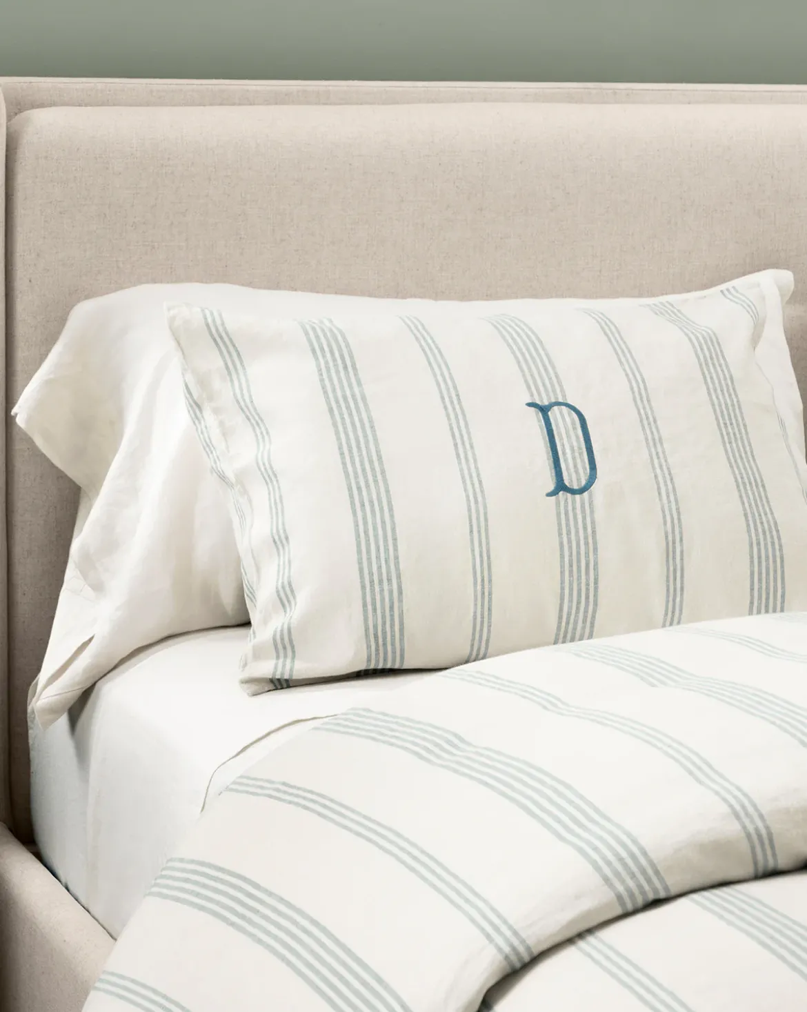 Ellerby Linen Stripe Shams (Set of 2)
