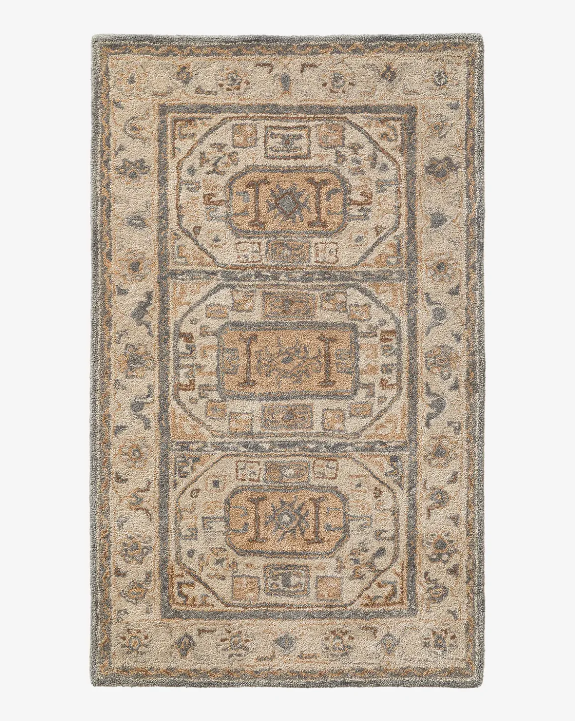 Ellington Blue Hand-Tufted Wool Rug