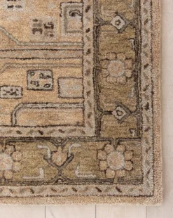 Ellington Fawn Hand-Tufted Wool Rug