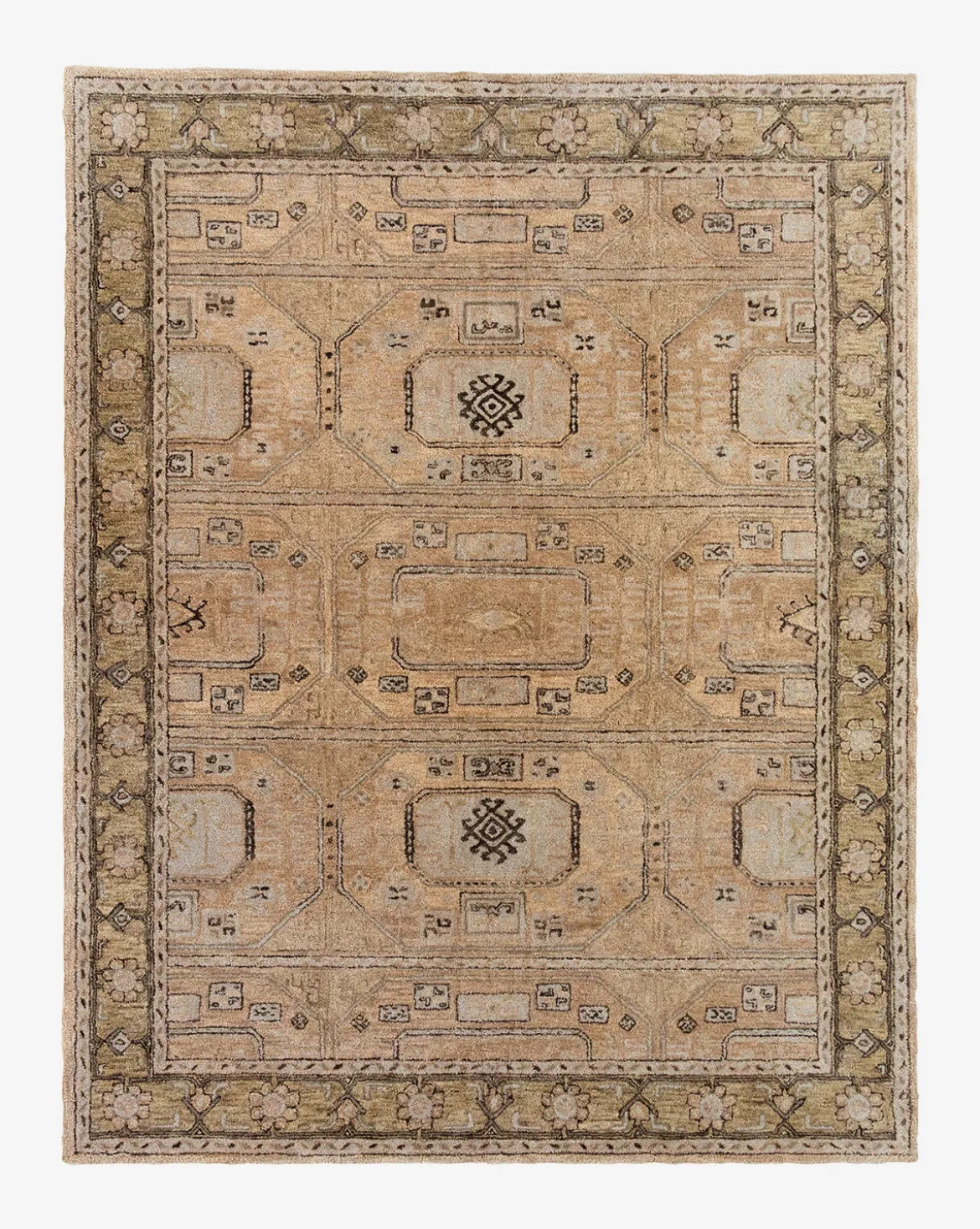 Ellington Fawn Hand-Tufted Wool Rug