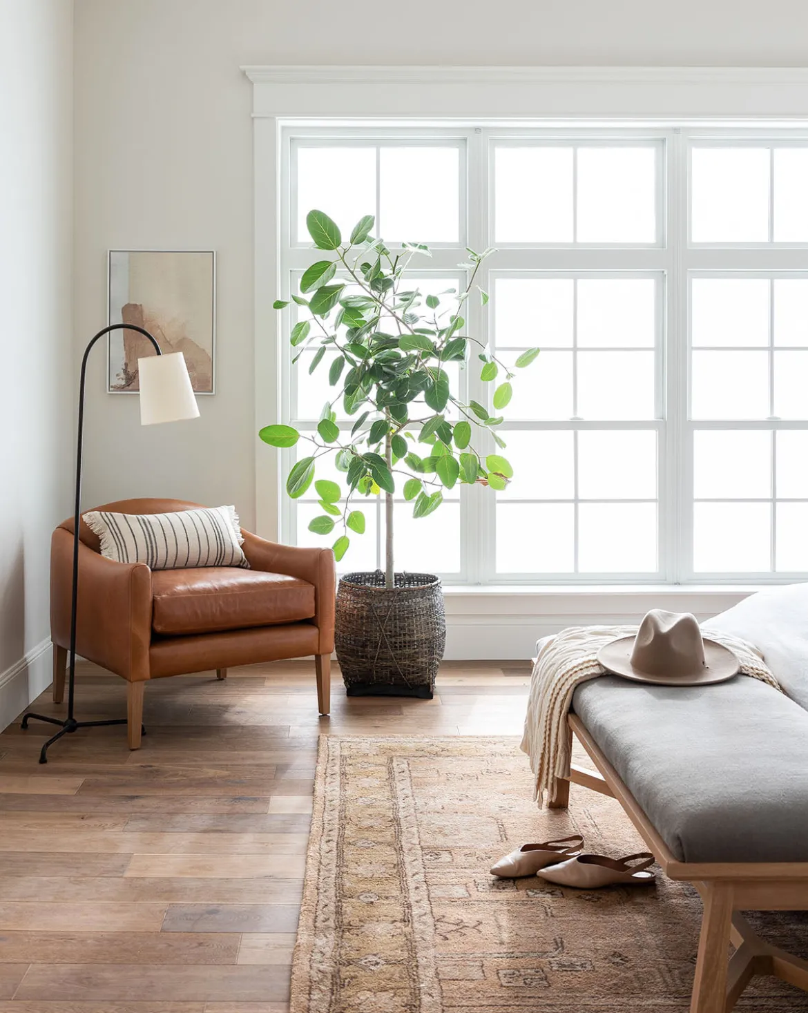 Ellington Fawn Hand-Tufted Wool Rug