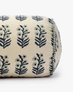 Elsie Block Print Bolster Pillow