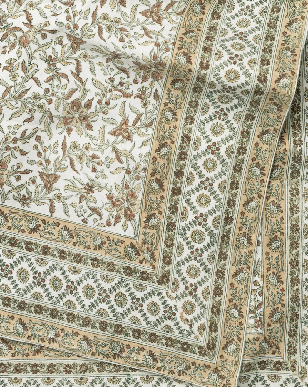 Estelle Block Print Tablecloth