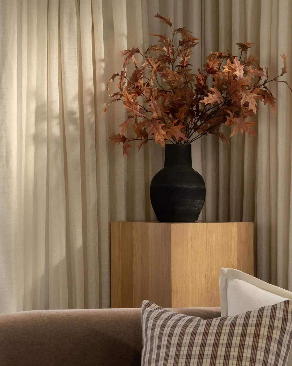 Faux Autumn Oak Stem