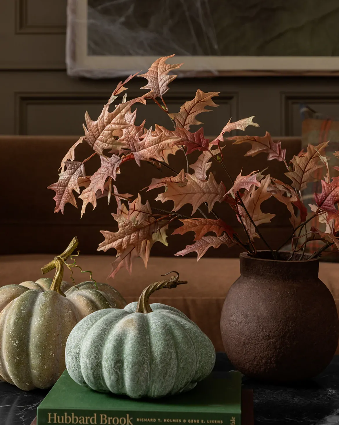 Faux Autumn Oak Stem