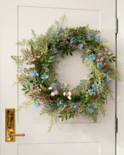 Faux Herbiflora Wreath