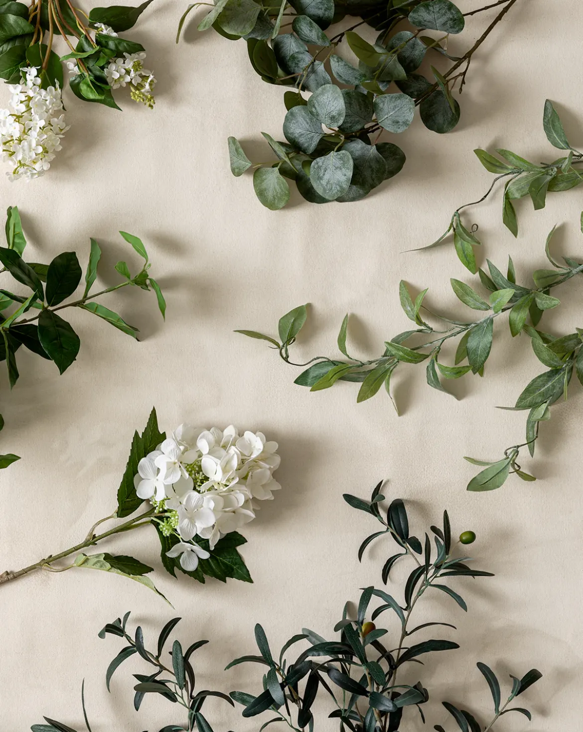 Faux Olive Branch