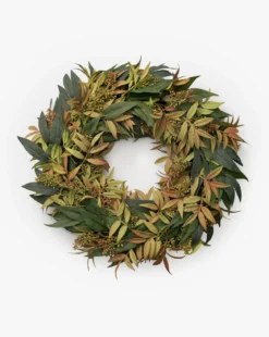 Faux Seeded Eucalyptus Wreath