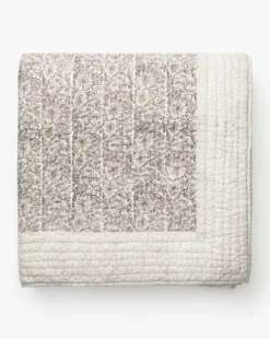 Floral Block Print Quilt