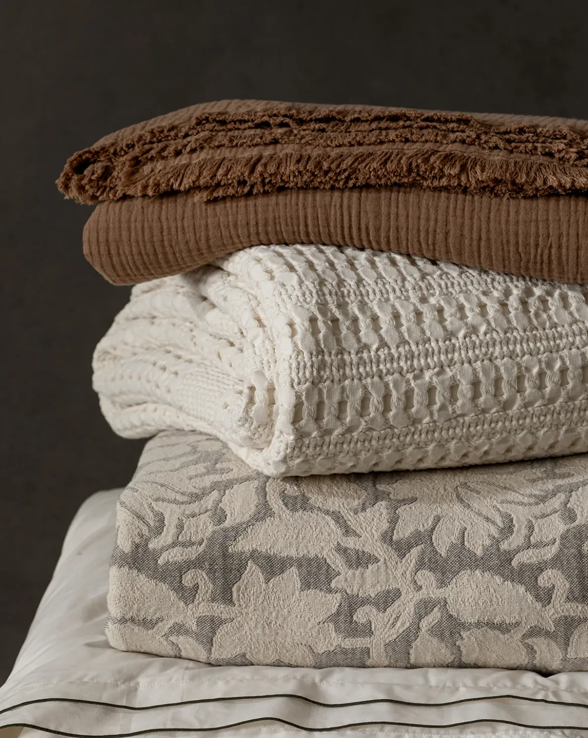 Floral Matelasse Coverlet