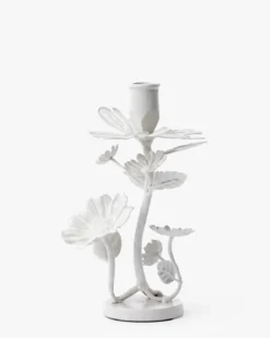 Floral Taper Holders (Set of 2)