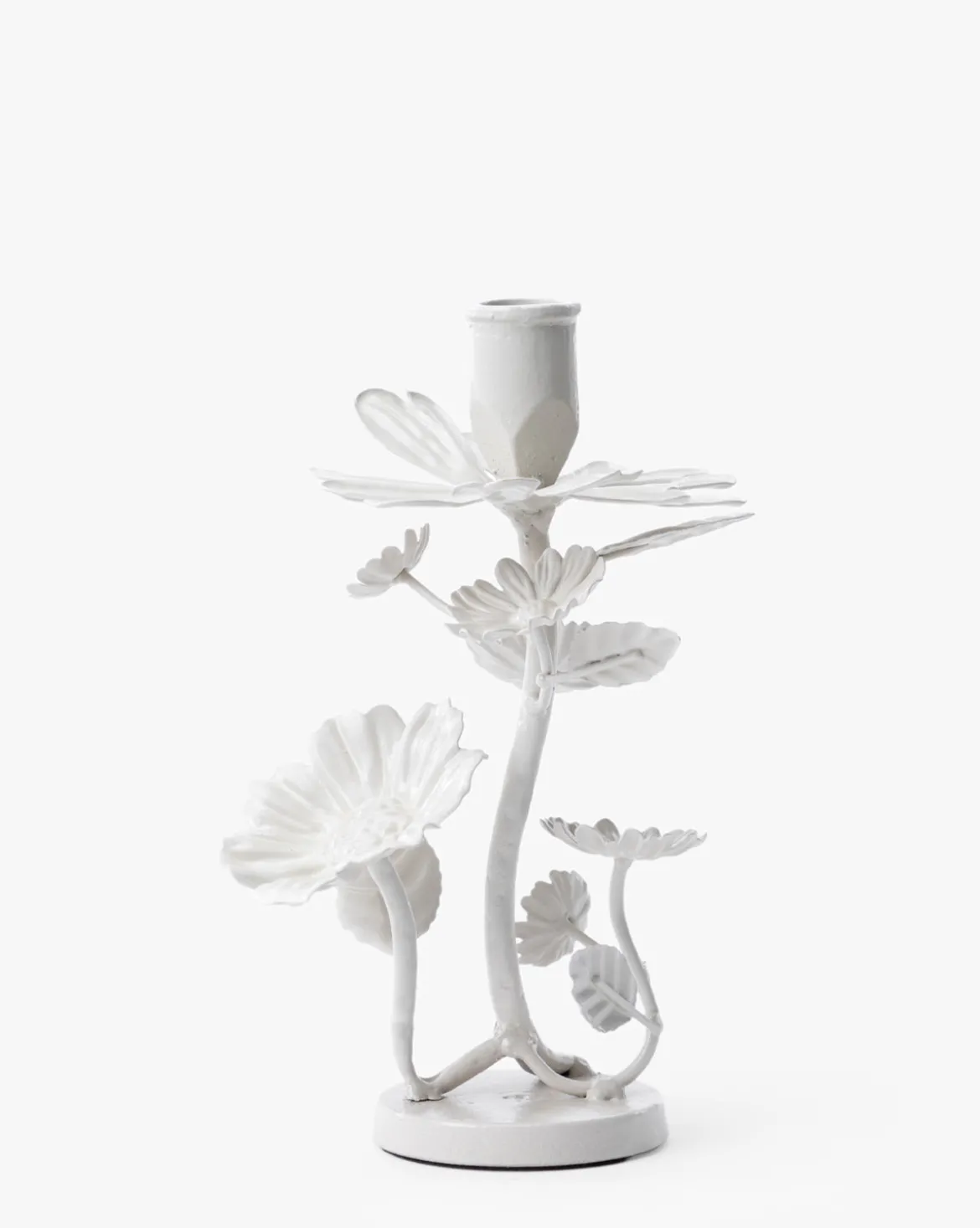 Floral Taper Holders (Set of 2)