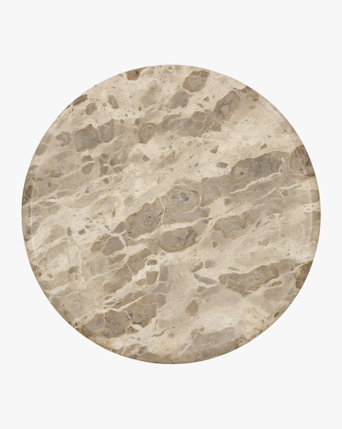 Fossil Marble End Table
