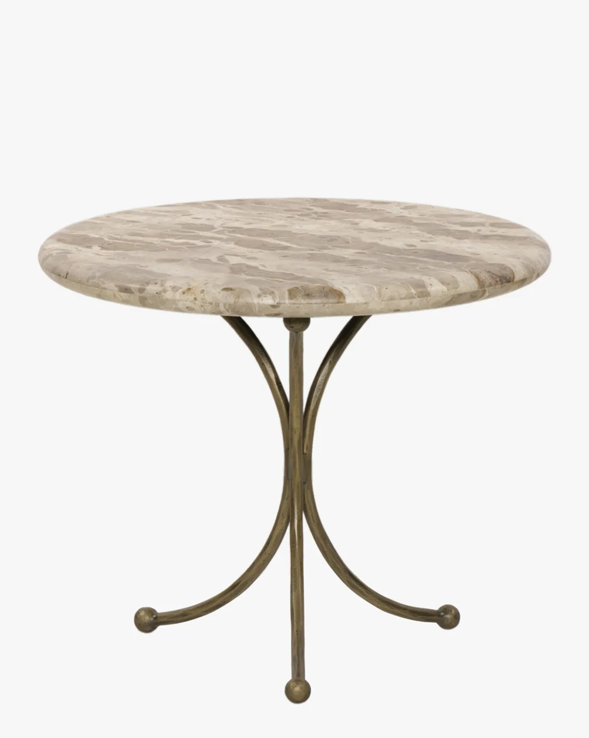 Fossil Marble End Table