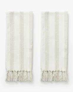 French Stripe Hand Towels (Set of 2)